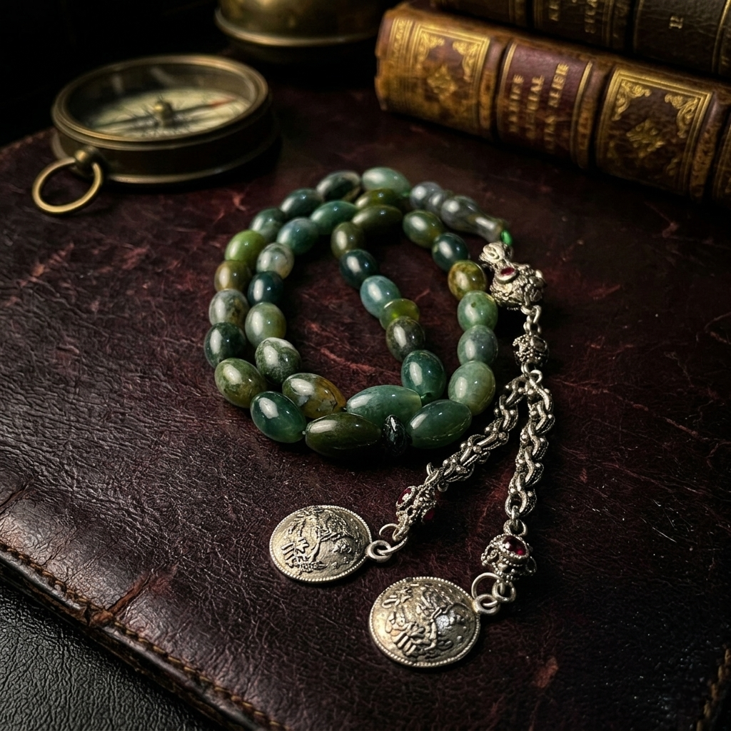 Authentic Agate Misbaha