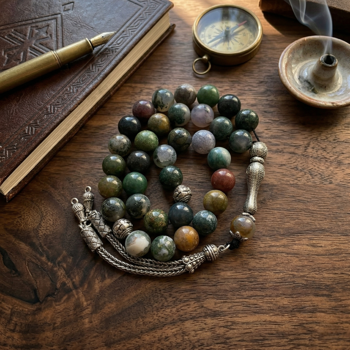 Authentic Agate Misbaha