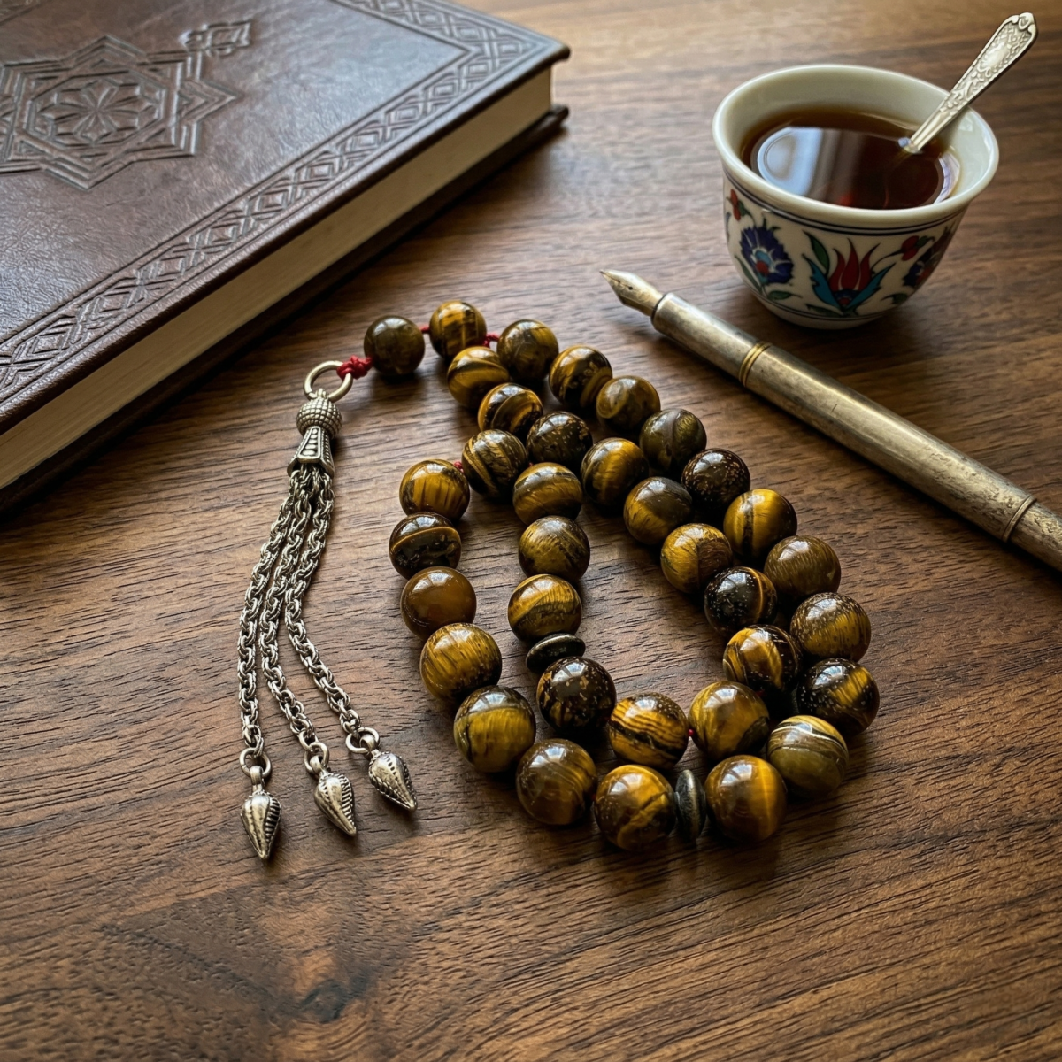 African Tiger's Eye Misbaha