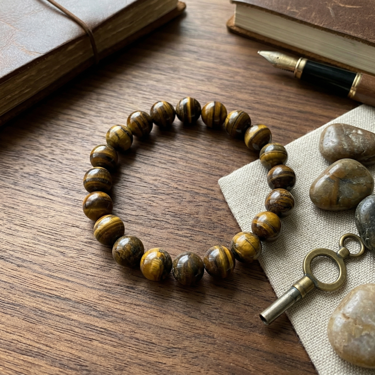 Authentic Tiger's Eye Wristpiece