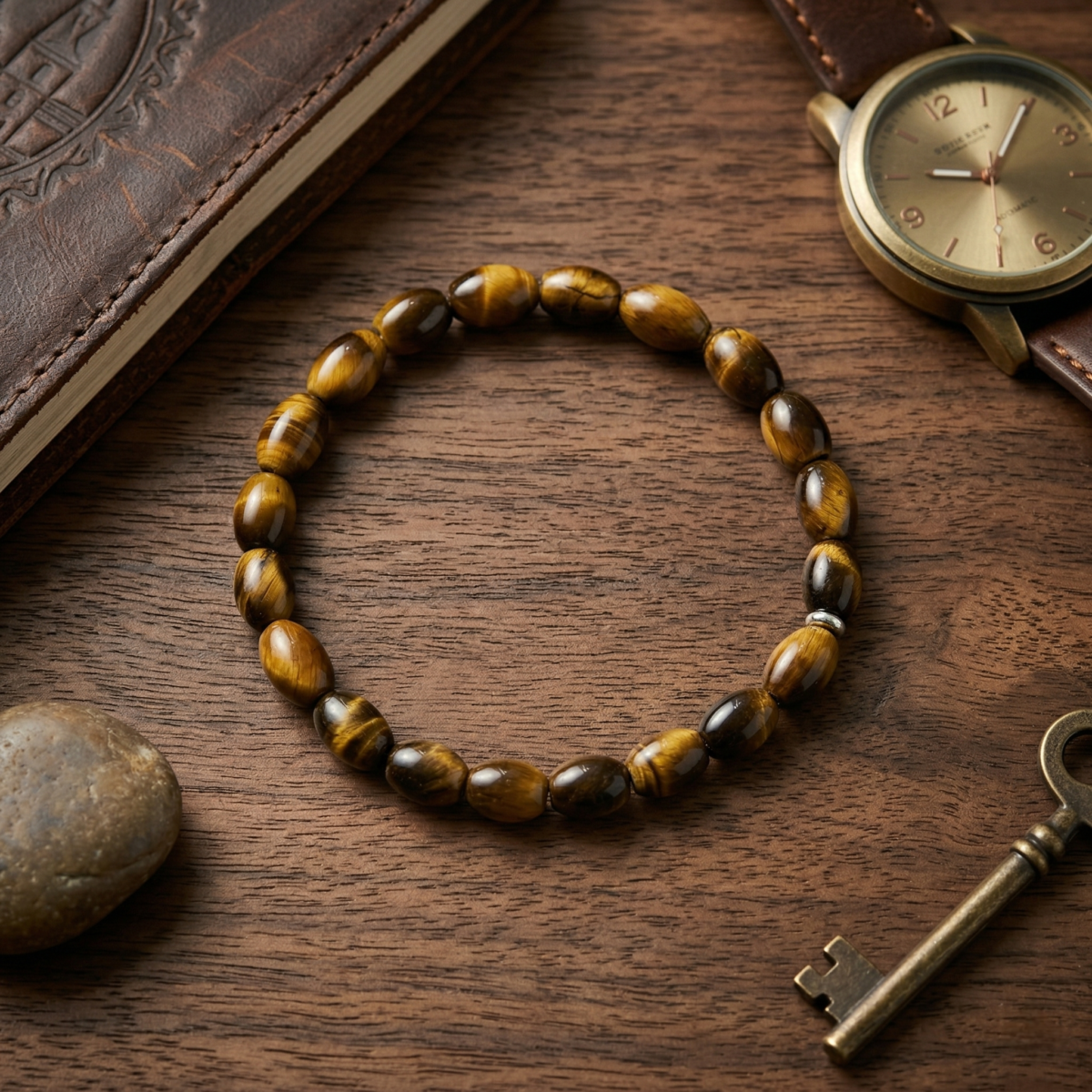 Authentic Tiger's Eye Wristpiece