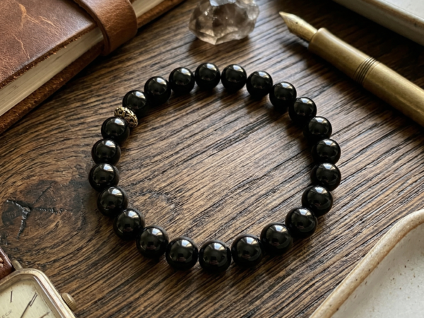 Authentic Black Onix Wristpiece