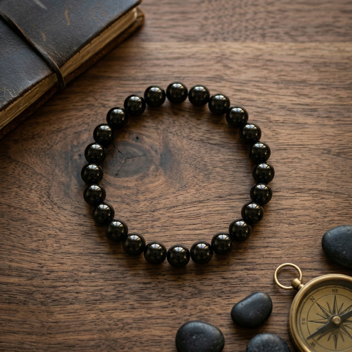 Authentic Black Onix Wristpiece