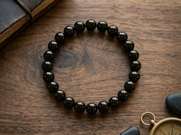 Authentic Black Onix Wristpiece