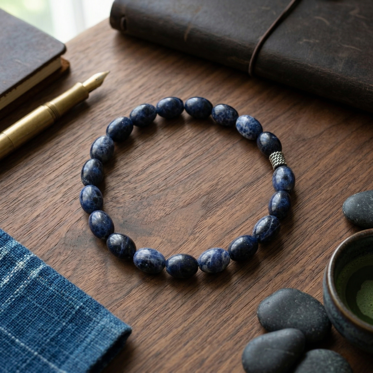Authentic Sodalite Wristpiece