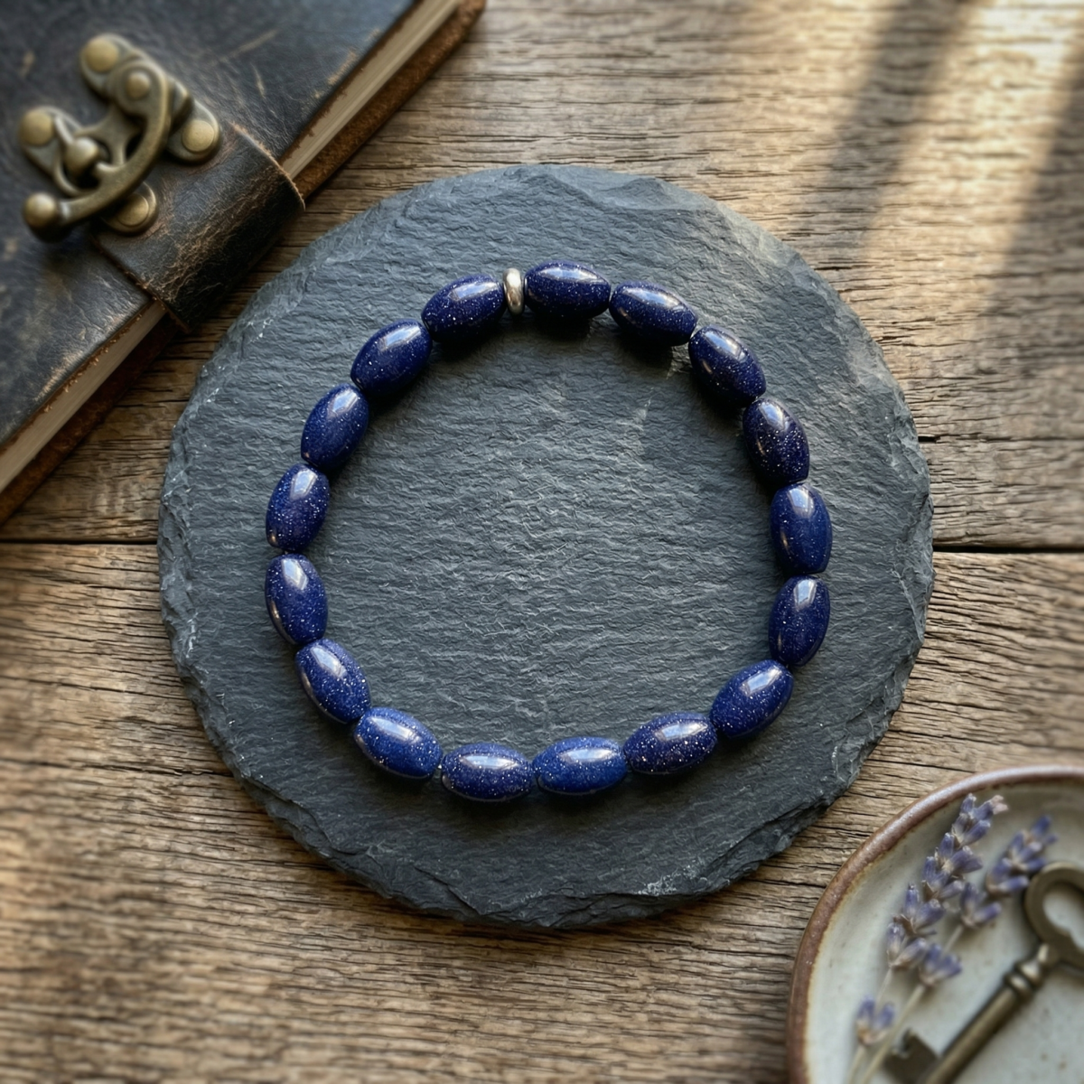 Authentic Lapis Lazuli Wristpiece