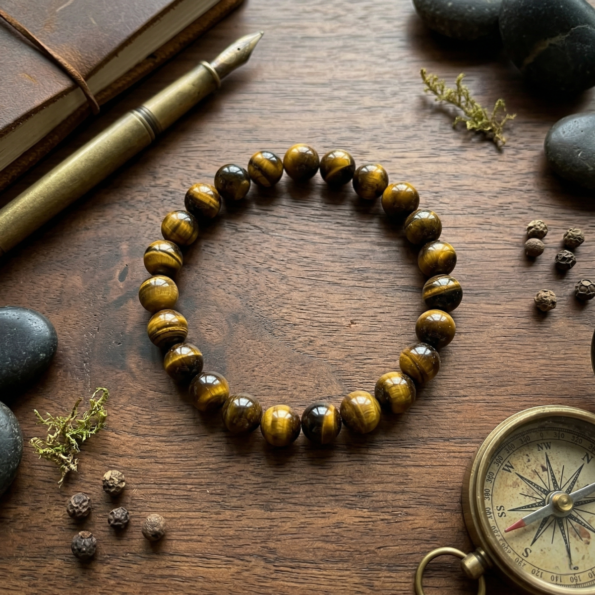 Authentic Tiger's Eye Wristpiece