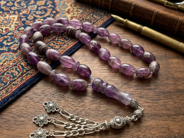 Authentic Amethyst Misbaha