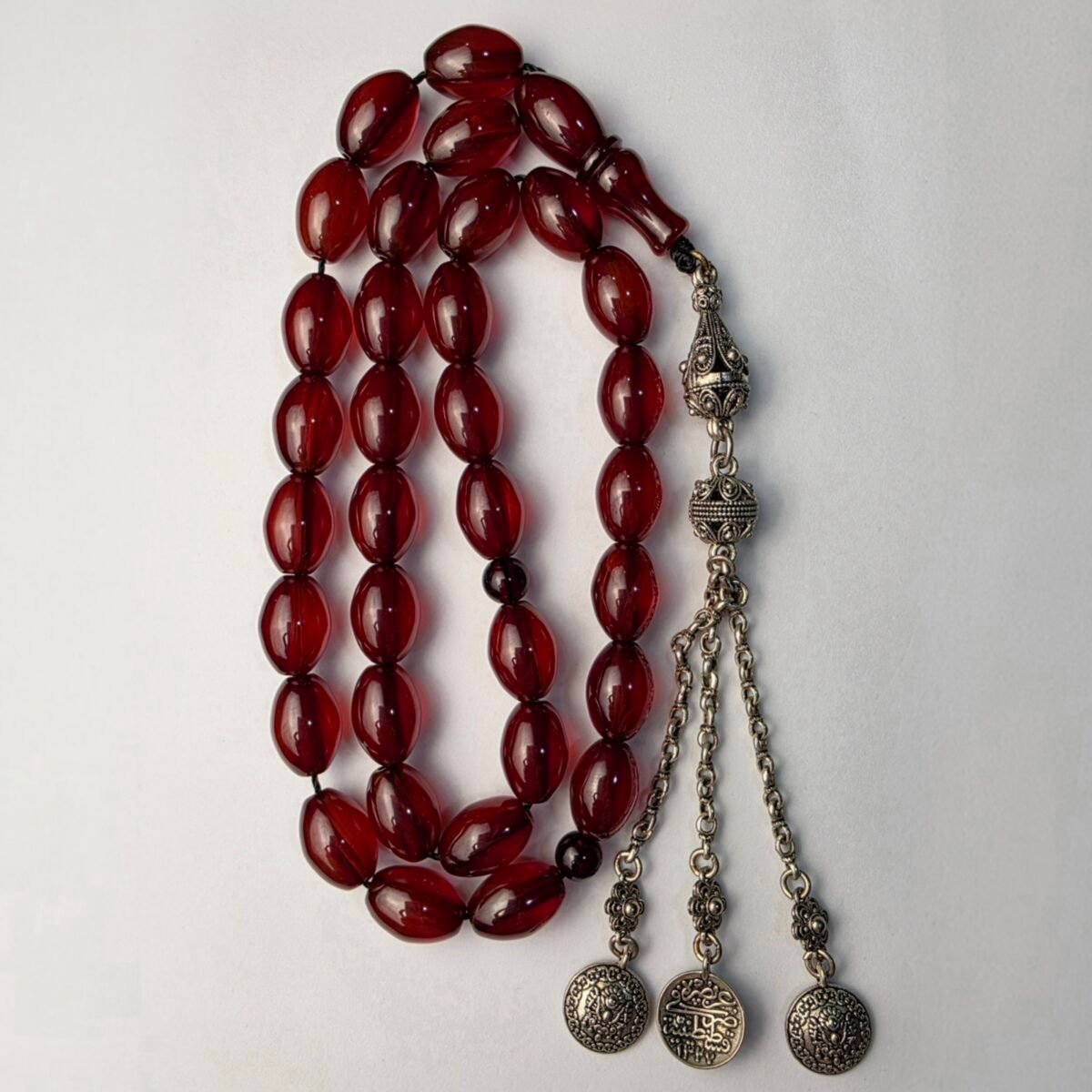 Red-Vein Turkish Bakelite Misbaha