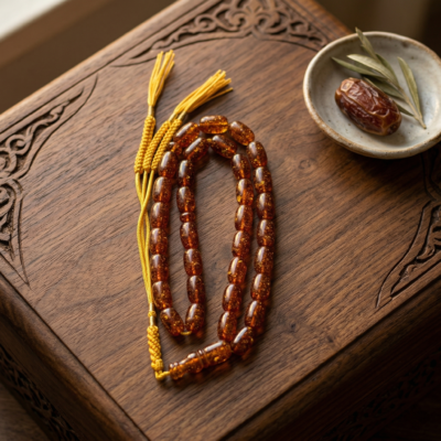 Authentic Russian Amber Misbaha