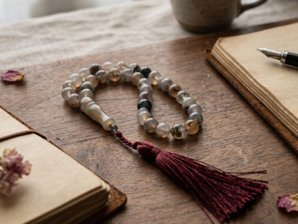 Authentic Yemeni Agate Misbaha