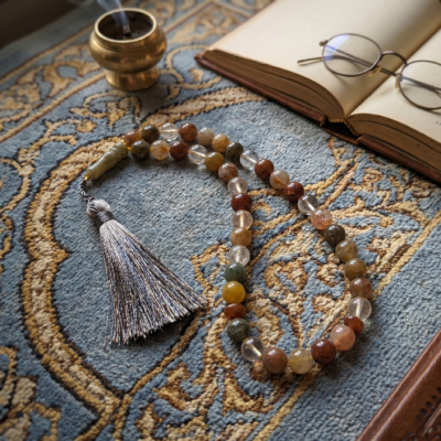Authentic Quartz Agate Misbaha