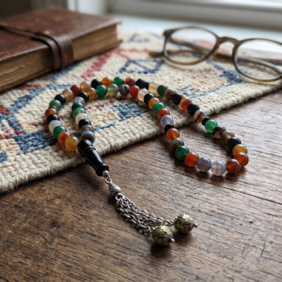 Authentic Agate Misbaha