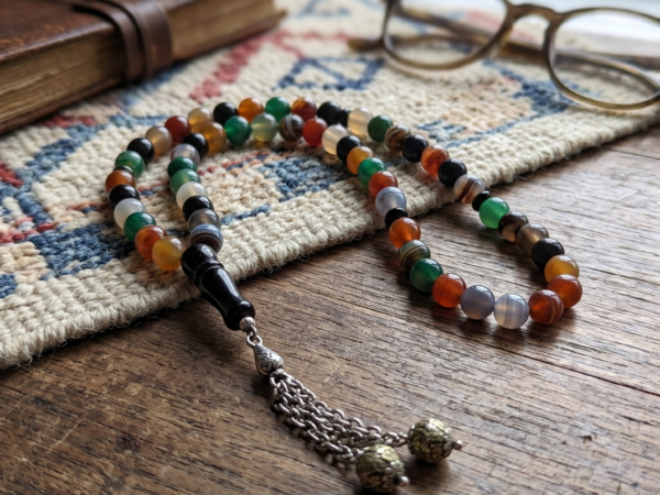 Authentic Agate Misbaha