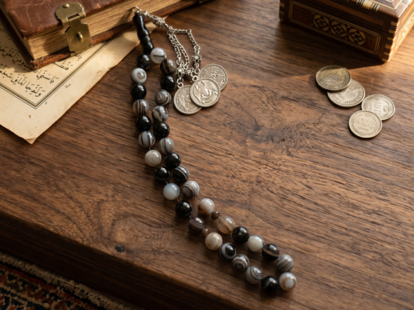 Authentic Agate Misbaha