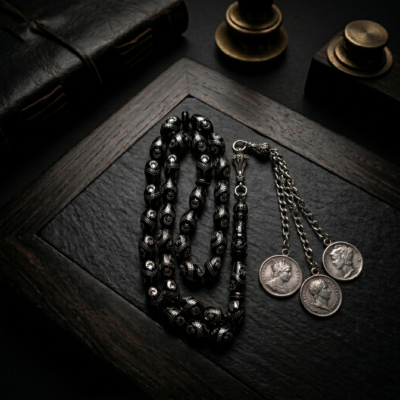 Unique Yusr Misbaha - Nijma Hilal - 925 Sterling Silver