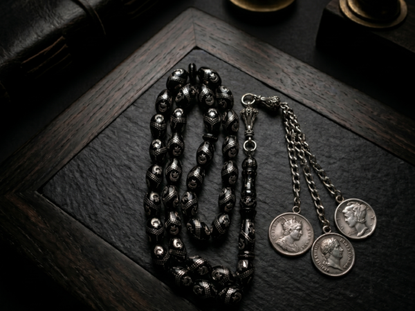Unique Yusr Misbaha - Nijma Hilal - 925 Sterling Silver
