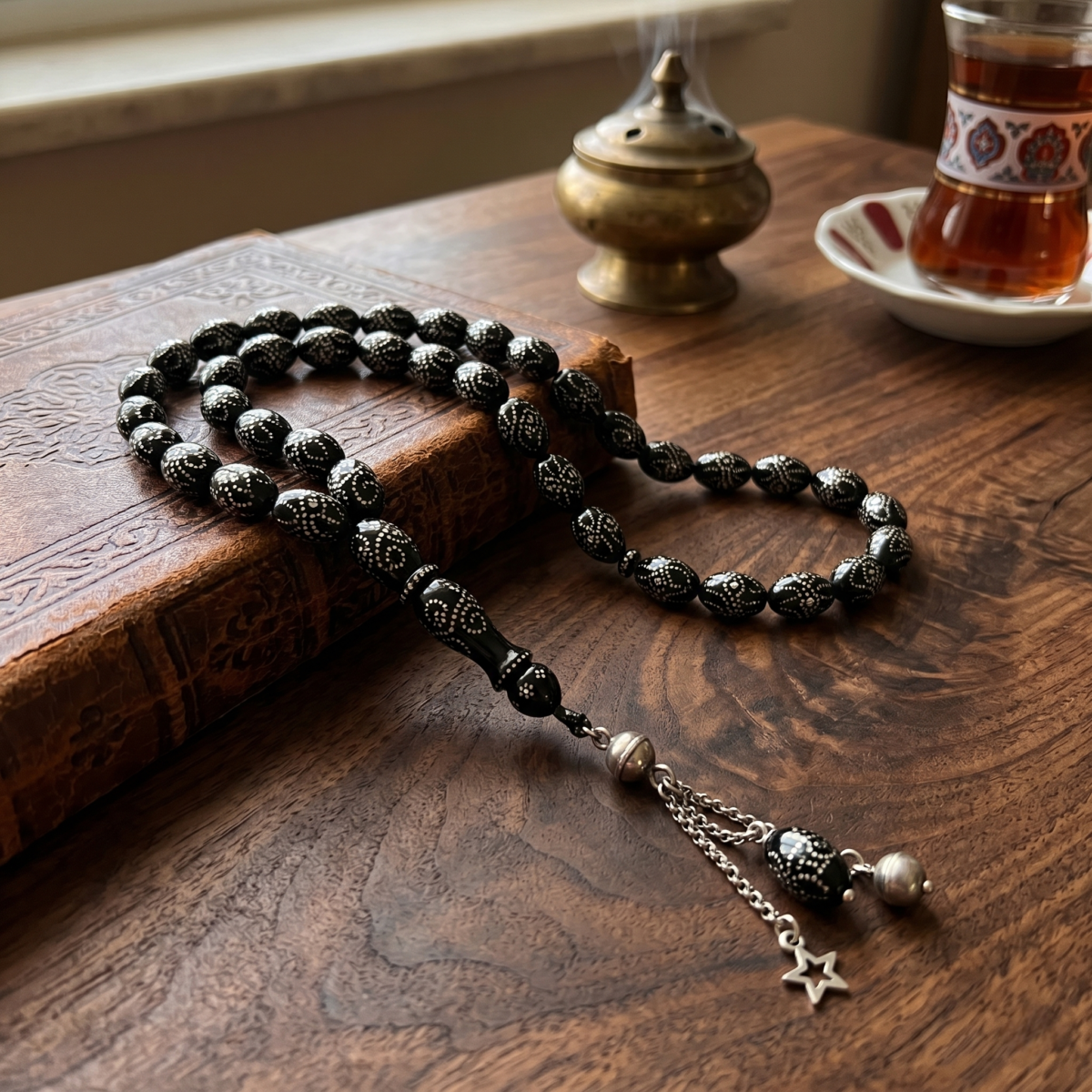 Unique Yusr Misbaha - Pure Silver Details
